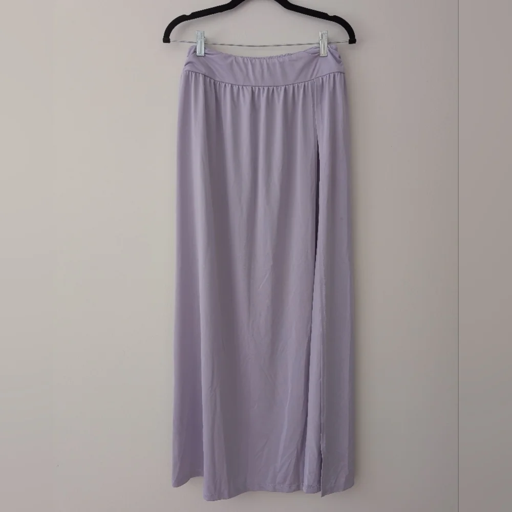 ASOS Lilac Two-Piece Swim Cover-Up Set - US Size 10 (Top) / US Size 8 (Skirt)